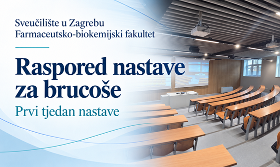 Raspored sati za brucoše – prvi tjedan nastave